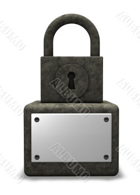 padlock monument