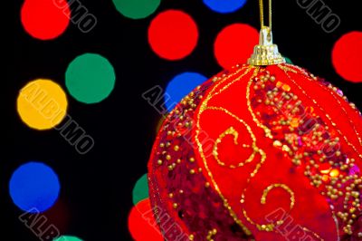 Red Christmas ball