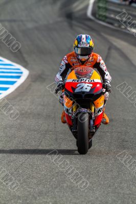 Dani Pedrosa pilot of MotoGP 