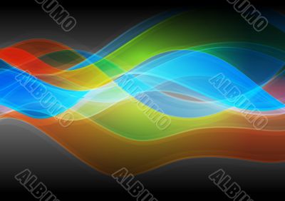 Colourful vector abstraction