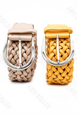 Two women belts