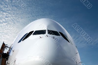 Cockpit of A-380