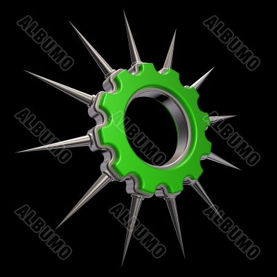 prickles gear wheel
