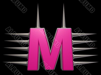 prickles letter m