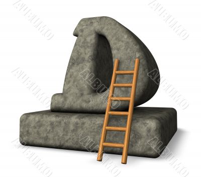 stone letter d