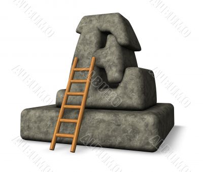 stone letter e
