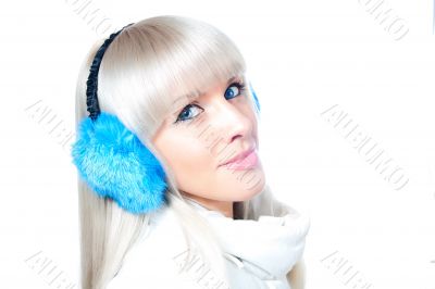 Beautiful winter blonde