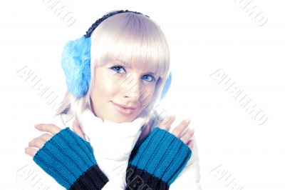 Beautiful winter blonde