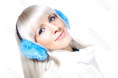 Beautiful winter blonde