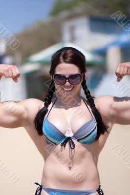 Courageous woman