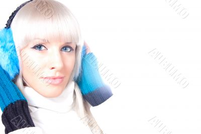 Beautiful winter blonde