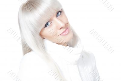 Beautiful winter blonde