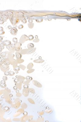 rice in water