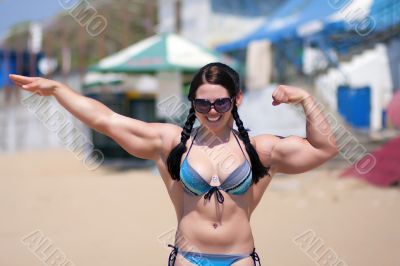 Courageous woman