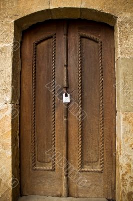 door in an ancient fortress
