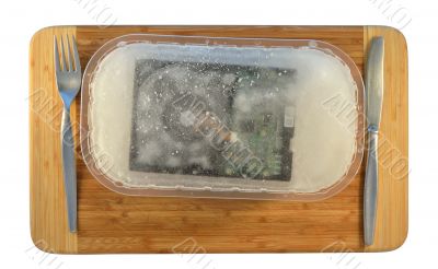 frozen hard disk