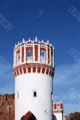 Wall towers of the ancient fortress 