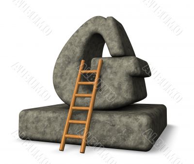 stone letter g