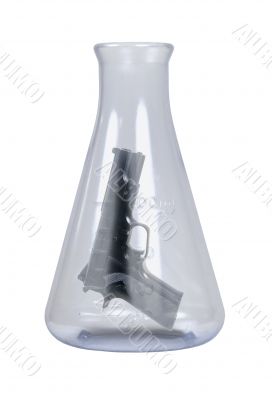 Gun in a Glass Beaker