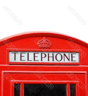 British telephone box