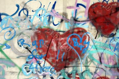 Graffiti on a wall