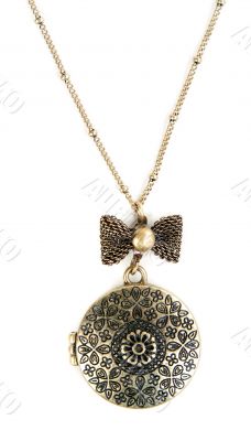 Bronze pendant on a chain