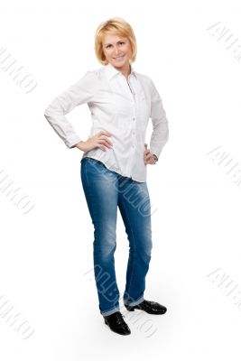 Portrait of a beautiful woman