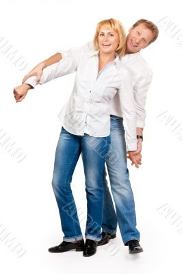 Portrait of a beautiful middle-aged couple