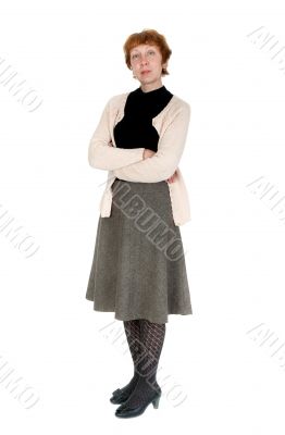 Portrait of middle-aged woman