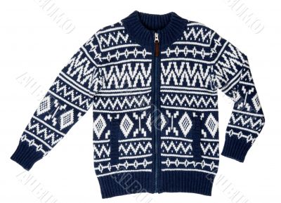 a winter sweater with a pattern