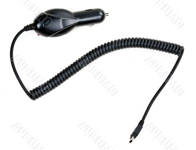 black power cable to the phone car