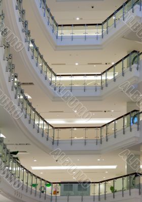 multi-storey shop interior