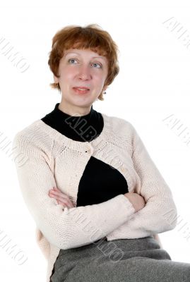 Portrait of middle-aged woman