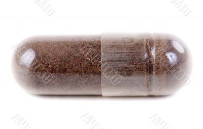 One pill is a close-up