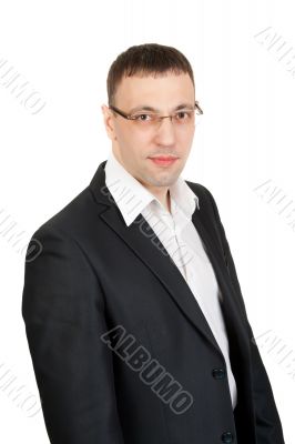 Portrait of a businessman in studio