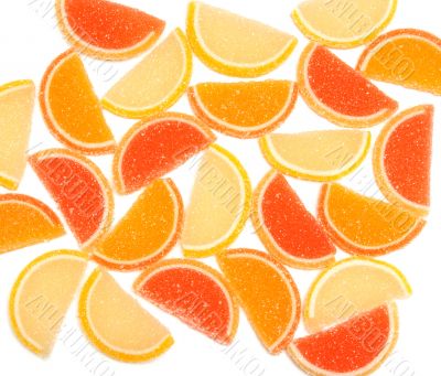 colored jelly sweets