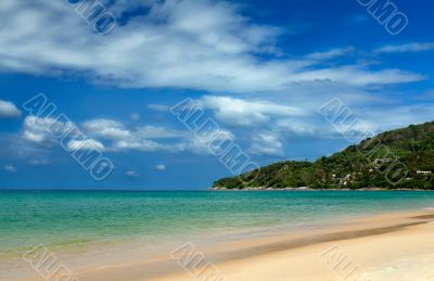 Landscape tropical coast