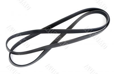 Generator belt car isolated