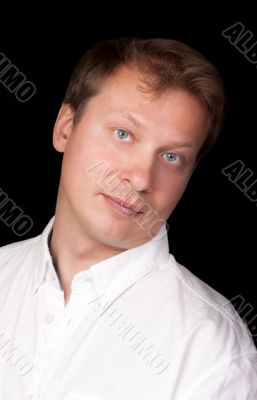 portrait of handsome man