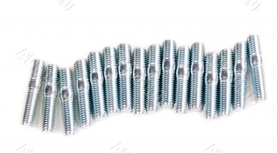 a set of steel rods (bolts), M6