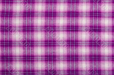 Purple cloth, checkered background