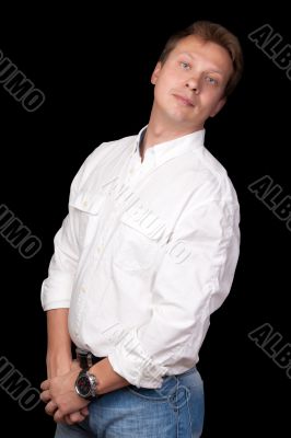 portrait of handsome man