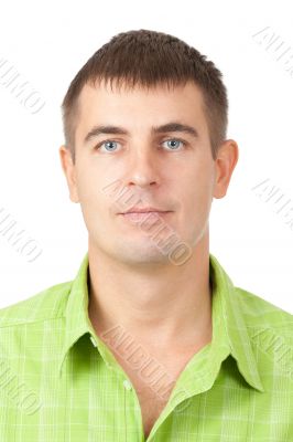 portrait of a handsome young man