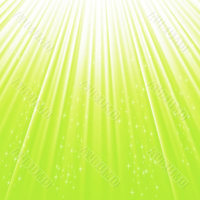 green star background