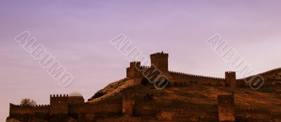 The fortress wall and tower.