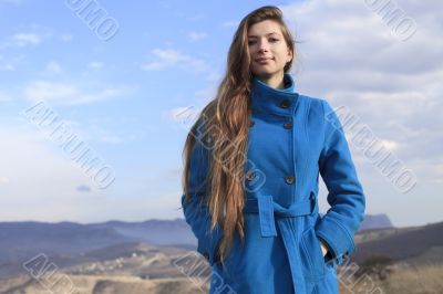 girl in coat