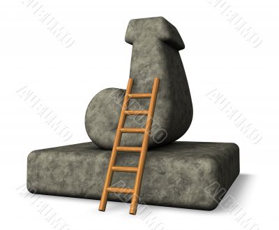 stone letter j