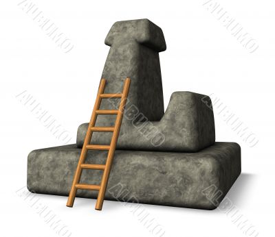 stone letter l