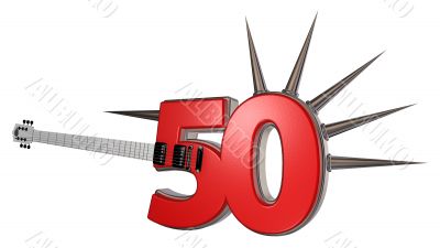 number fifty guitar