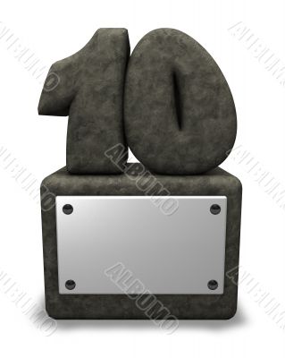 stone number